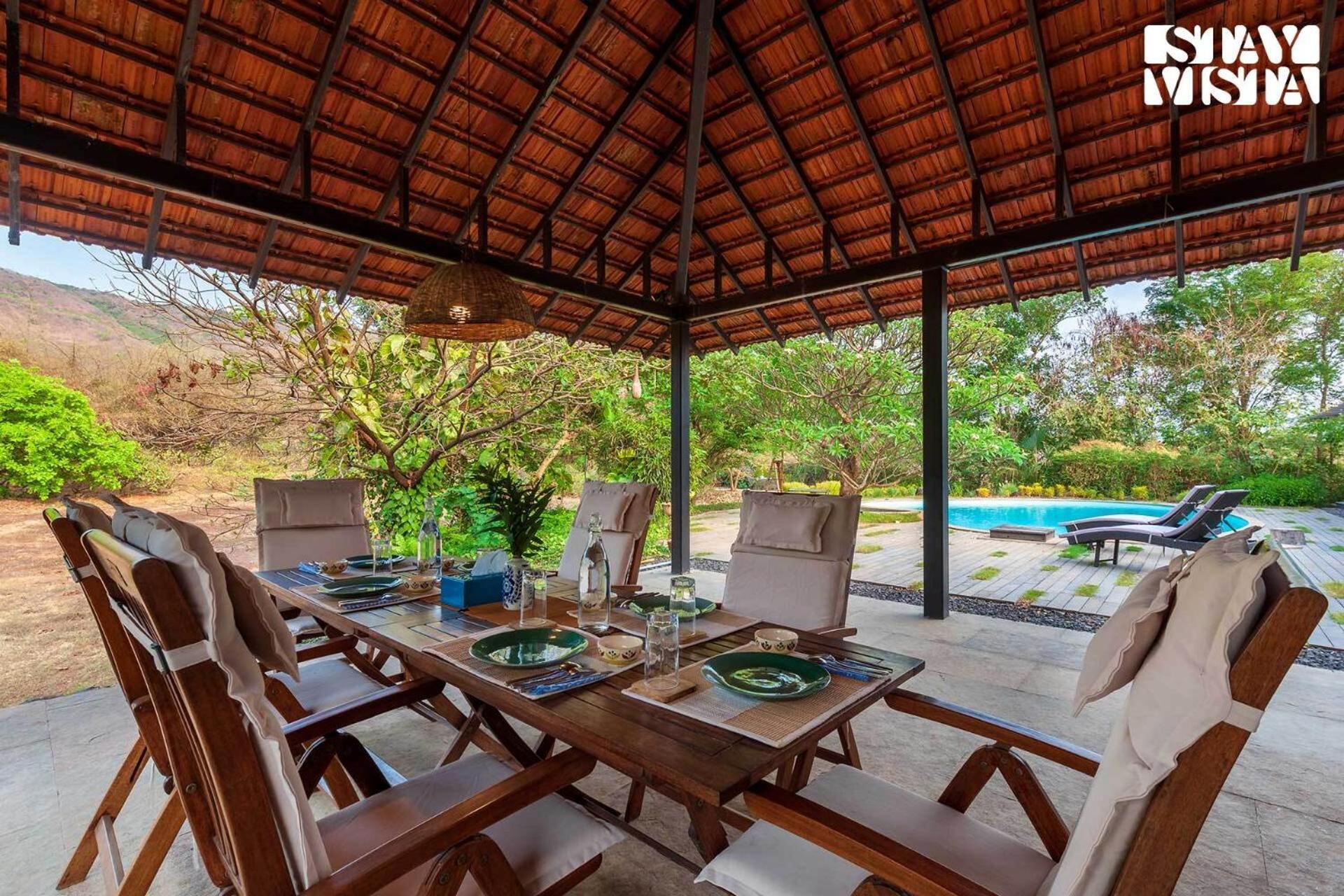 Wander Beyond By Stayvista - Featuring A Bali-Themed Abode And A Refreshing Swimming Pool Alibag Luaran gambar